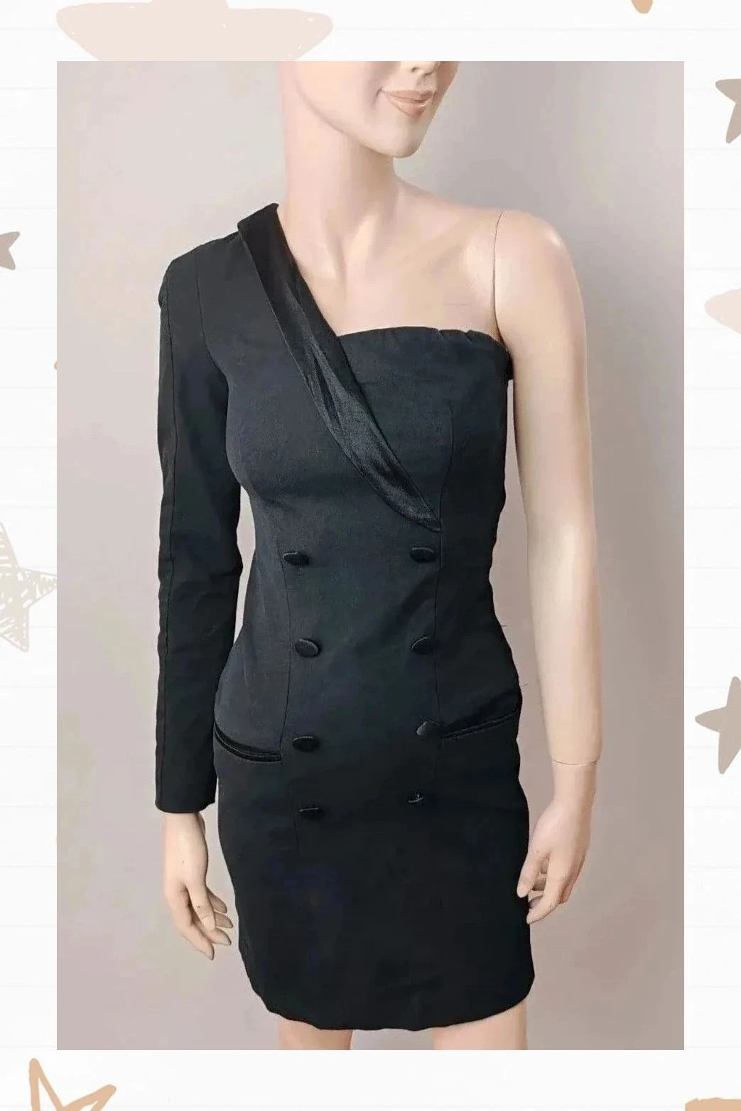 Vestido Blazer Asimétrico Zara TRF